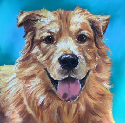 Smiling Dog Art