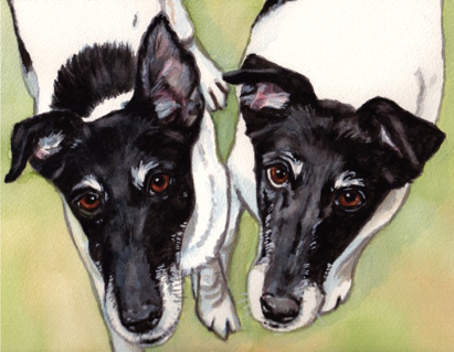 Dogs Watercolor