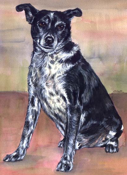 Dog Portrait Painting
